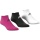 adidas Sport Socks Sneaker Light pink/black/white - 3 Pairs